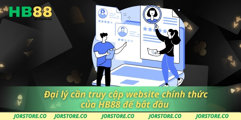 Đại Lý HB88 Đại lý cần truy cập website chính thức của HB88 để bắt đầu