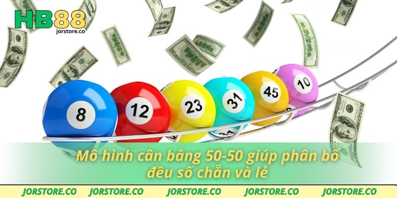 Dàn Đề Chẵn Lẻ Giúp Người Chơi HB88 Tăng Tỷ Lệ Trúng Đáng Kể Mô hình cân bằng 50-50 giúp phân bổ đều số chẵn và lẻ